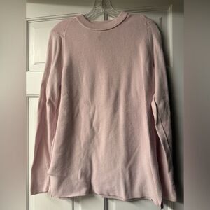 Pink Lululemon ribbed sweater